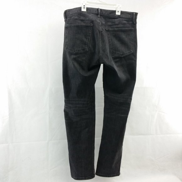 Gap Men's Denim Slim Straight Denim Jeans 34x34 Zip Front Button Closure - Picture 6 of 12